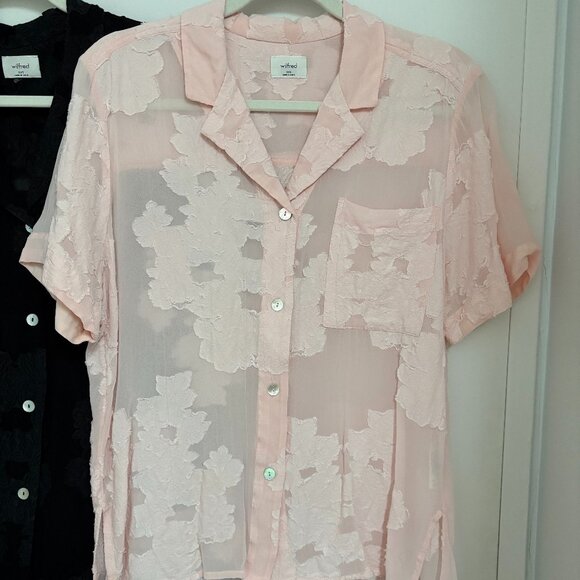 Aritzia Wilfred Set of 2 Atticus button up blouse XXS - Picture 4 of 12